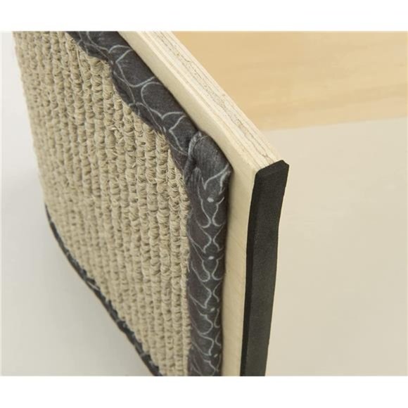 Sisal Angle Cat Scratch Ramp, Includes Catnip - Natural, One Size, Tan - Picture 6 of 7